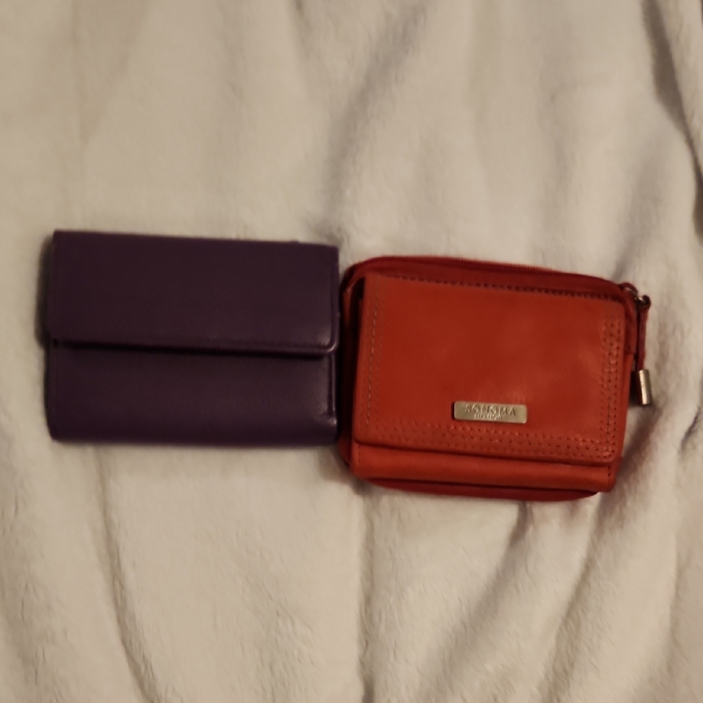 Double Leather Wallet Bundle, one SONOMA